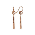 Copper Dangle Earrings – Hammered & Handcrafted
